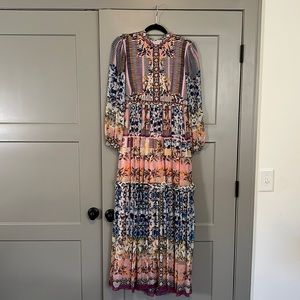 Printed Anthropologie Dress